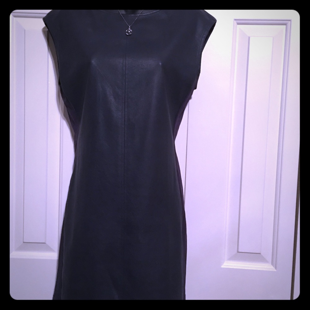 BCBGMAXXAZRIA KARLEE Polyester Leather dress S